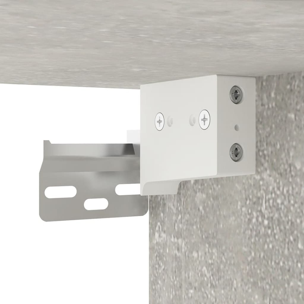 2 db betonszürke fali tv-szekrény 40x34,5x60 cm 2 db betonszürke fali tv-szekrény 40x34,5x60 cm