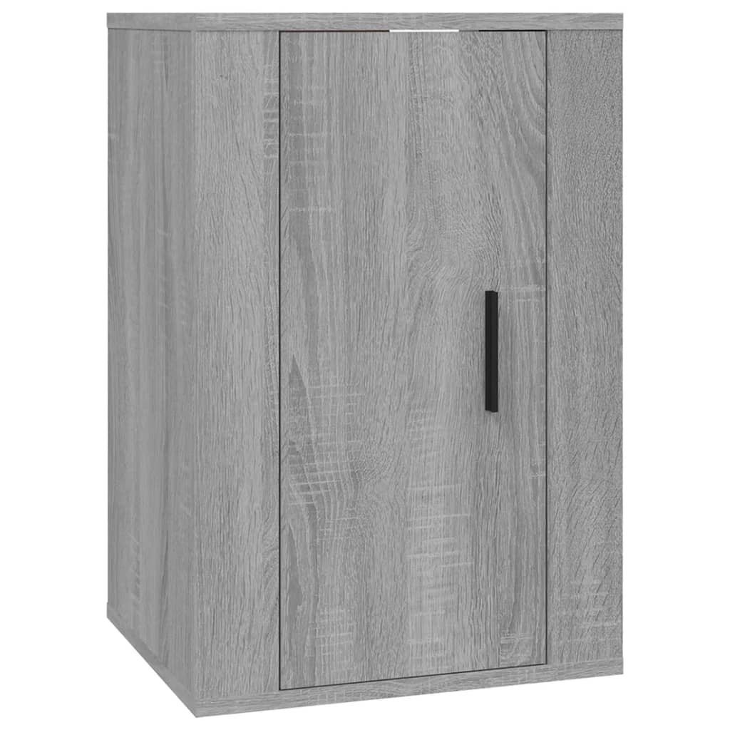 2 db szürke sonoma falra szerelhető tv-szekrény 40x34,5x60 cm