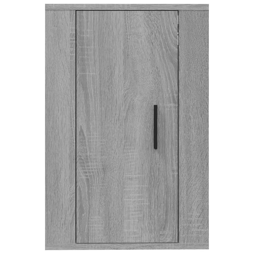 2 db szürke sonoma falra szerelhető tv-szekrény 40x34,5x60 cm