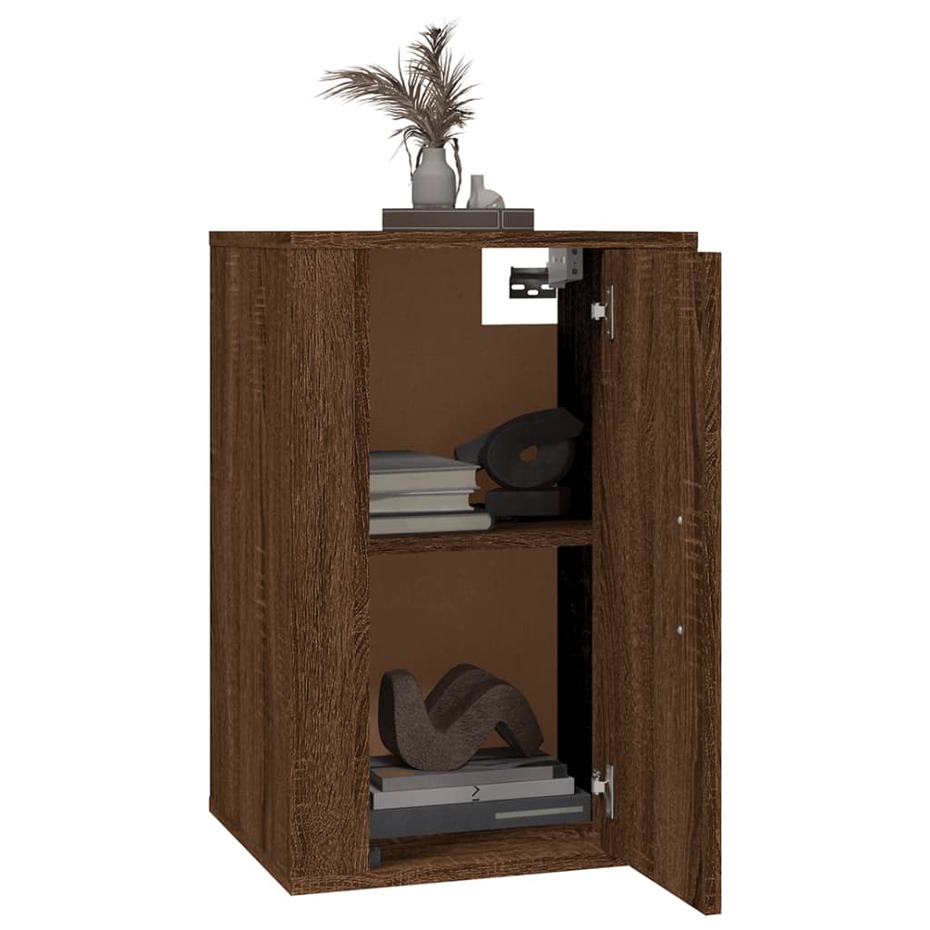 2 db barna tölgy falra szerelhető tv-szekrény 40x34,5x60 cm 2 db barna tölgy falra szerelhető tv-szekrény 40x34,5x60 cm