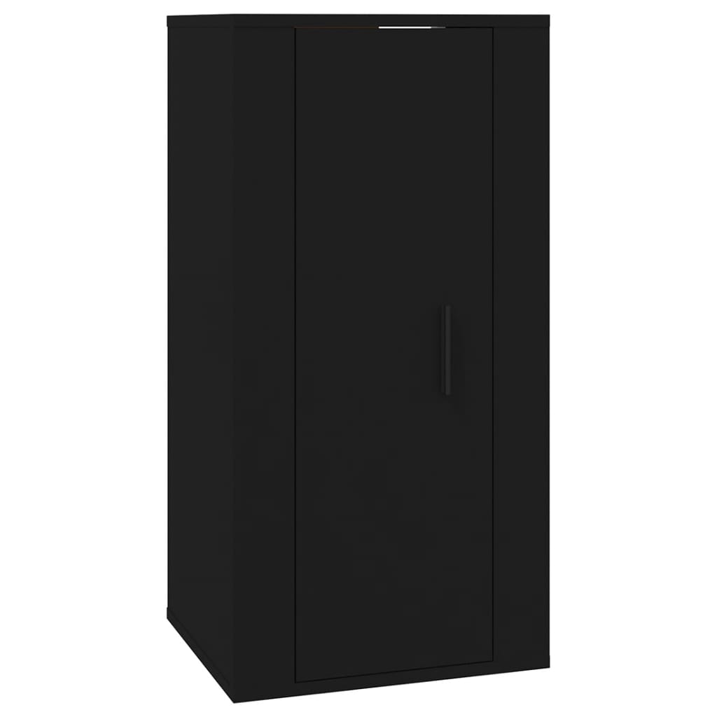 Fekete fali tv-szekrény 40x34,5x80 cm Fekete fali tv-szekrény 40x34,5x80 cm