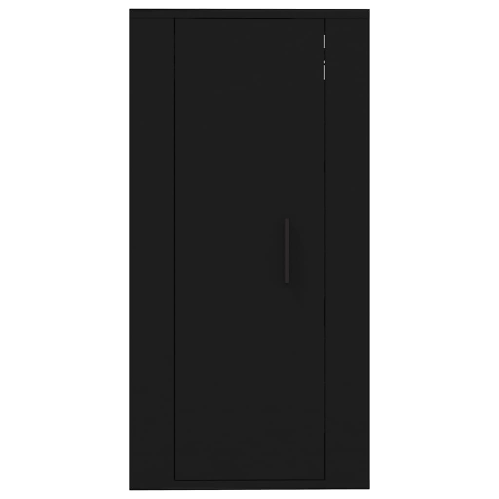 Fekete fali tv-szekrény 40x34,5x80 cm Fekete fali tv-szekrény 40x34,5x80 cm