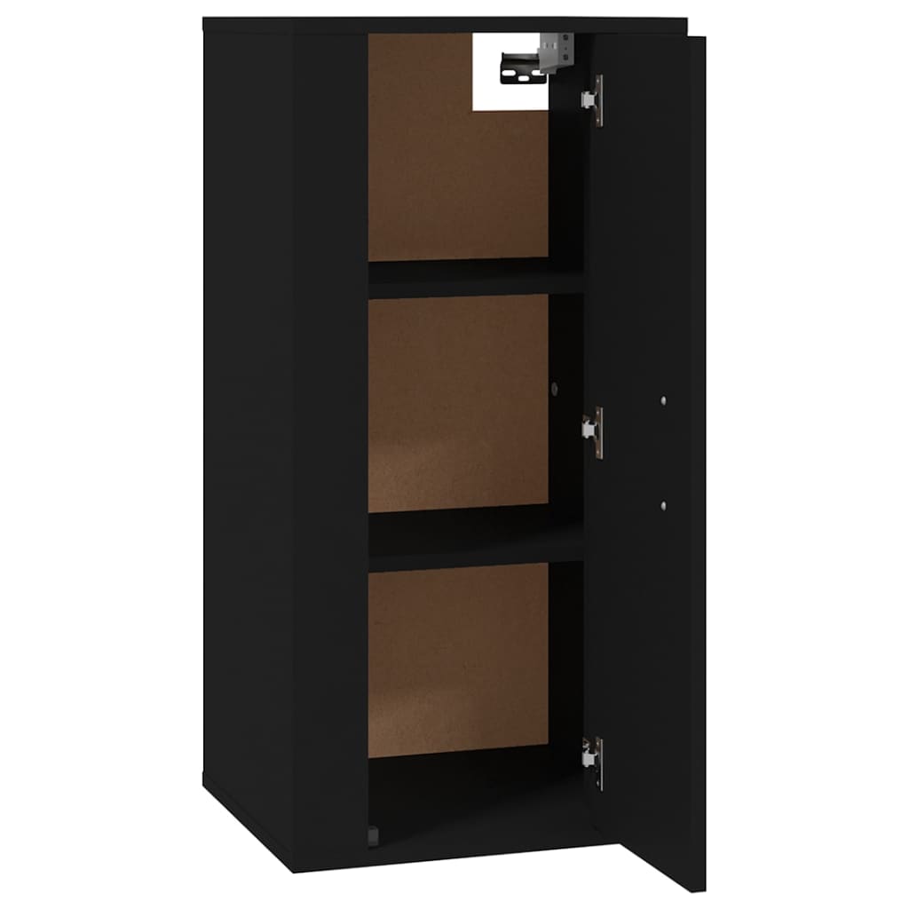 Fekete fali tv-szekrény 40x34,5x80 cm Fekete fali tv-szekrény 40x34,5x80 cm