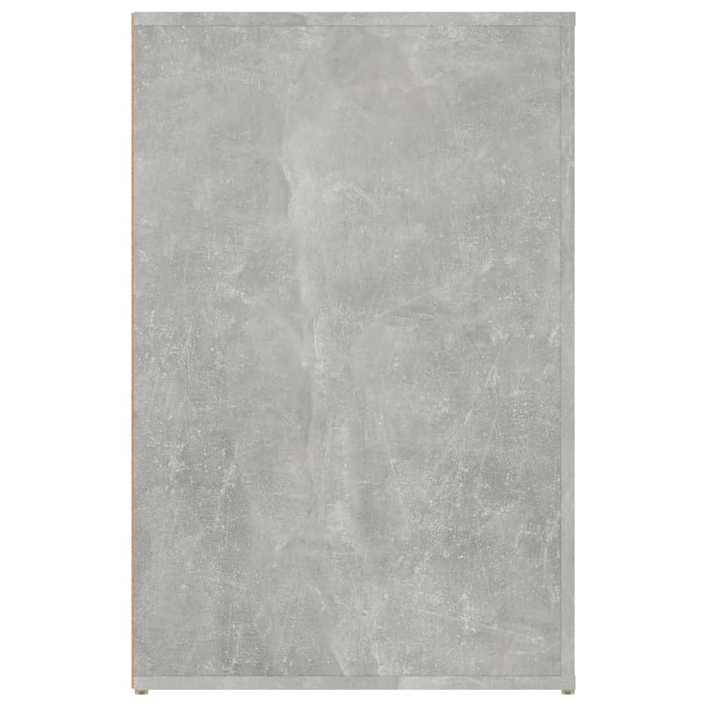 Betonszürke színű szerelt fa íróasztal 100x49x75 cm