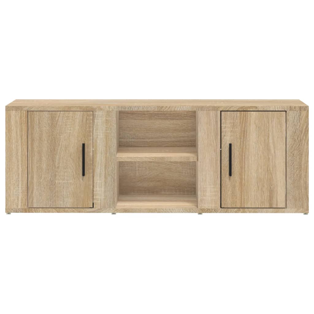 Sonoma tölgyszínű szerelt fa tv-szekrény 100x31,5x35 cm