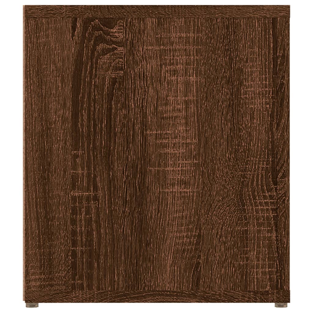 Barna tölgyszínű szerelt fa tv-szekrény 80x31,5x36 cm Barna tölgyszínű szerelt fa tv-szekrény 80x31,5x36 cm
