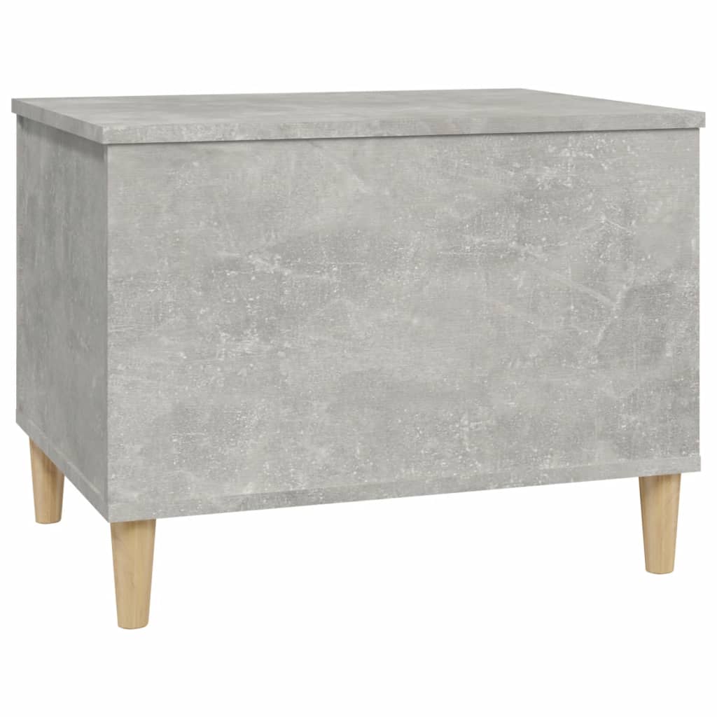 Betonszürke szerelt fa dohányzóasztal 60 x 44,5 x 45 cm Betonszürke szerelt fa dohányzóasztal 60 x 44,5 x 45 cm