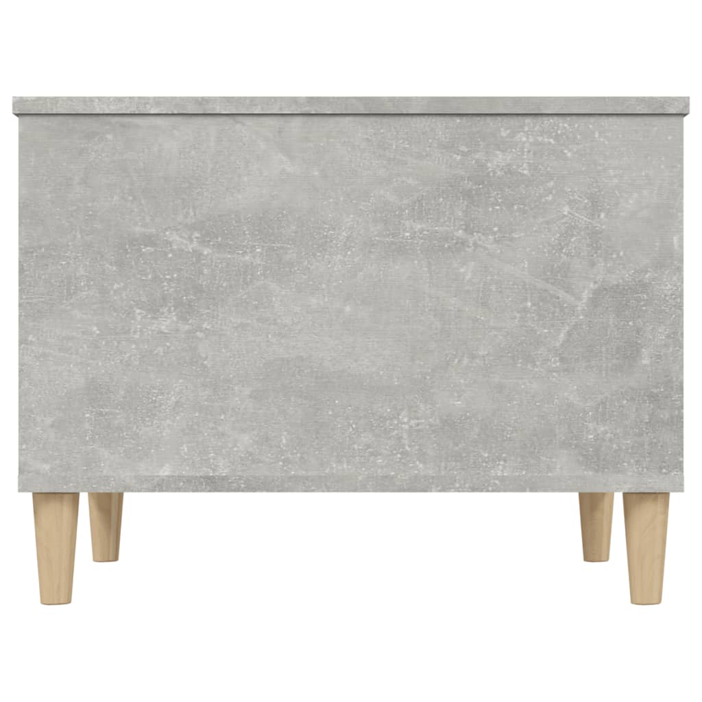 Betonszürke szerelt fa dohányzóasztal 60 x 44,5 x 45 cm Betonszürke szerelt fa dohányzóasztal 60 x 44,5 x 45 cm