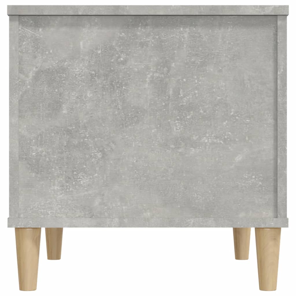Betonszürke szerelt fa dohányzóasztal 60 x 44,5 x 45 cm Betonszürke szerelt fa dohányzóasztal 60 x 44,5 x 45 cm