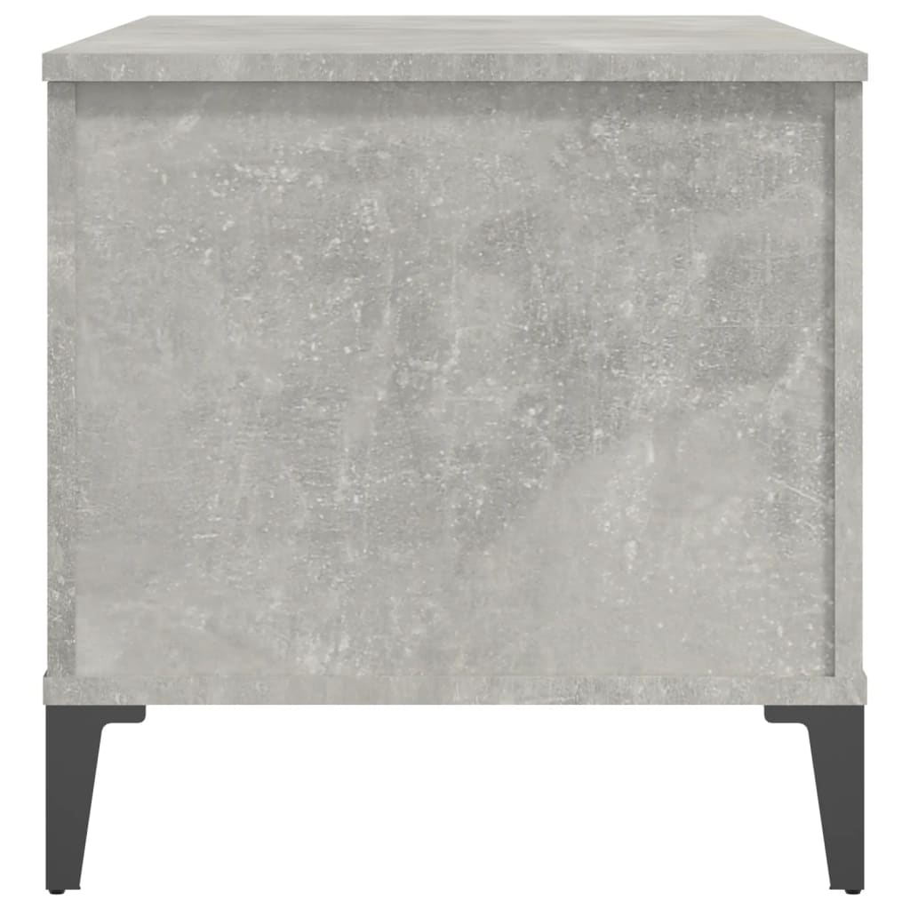 Betonszürke szerelt fa dohányzóasztal 90x44,5x45 cm Betonszürke szerelt fa dohányzóasztal 90x44,5x45 cm