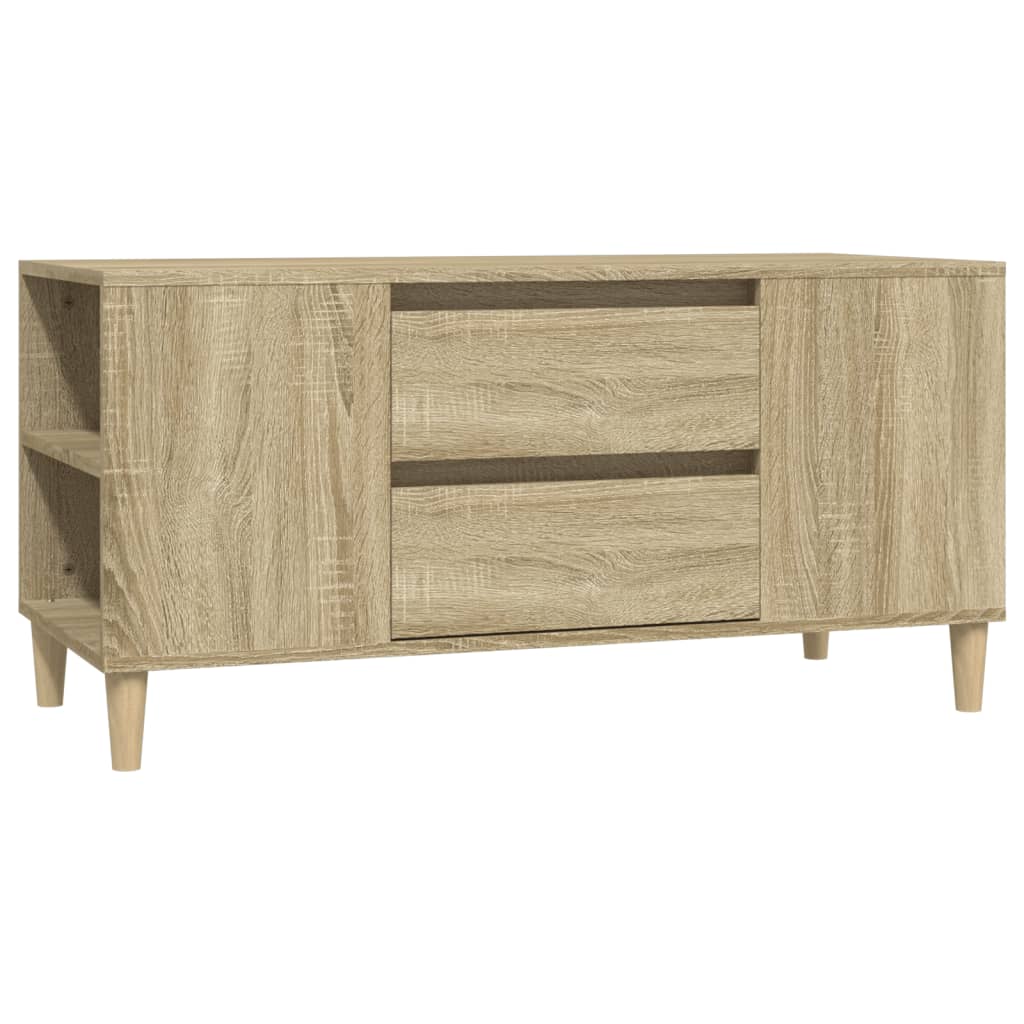 Sonoma-tölgyszínű szerelt fa fali tv-szekrény 102x44,5x50 cm Sonoma-tölgyszínű szerelt fa fali tv-szekrény 102x44,5x50 cm