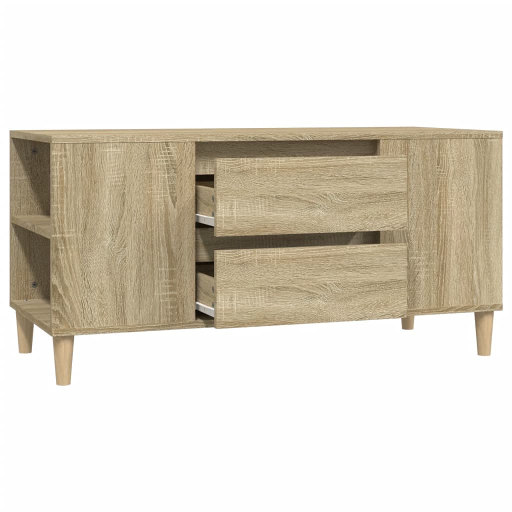 Sonoma-tölgyszínű szerelt fa fali tv-szekrény 102x44,5x50 cm Sonoma-tölgyszínű szerelt fa fali tv-szekrény 102x44,5x50 cm