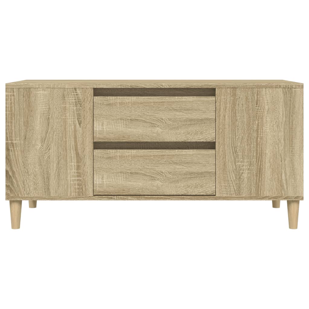 Sonoma-tölgyszínű szerelt fa fali tv-szekrény 102x44,5x50 cm Sonoma-tölgyszínű szerelt fa fali tv-szekrény 102x44,5x50 cm