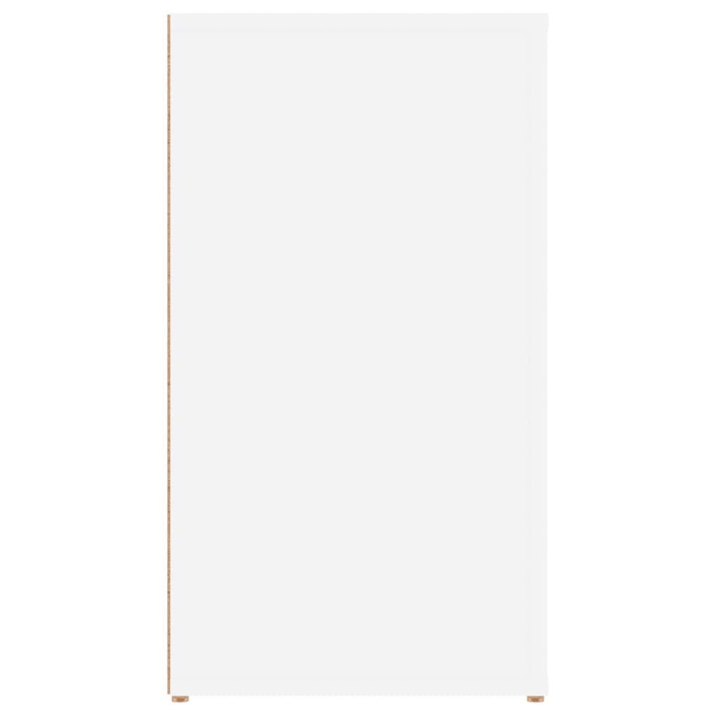 Fehér szerelt fa tálalószekrény 100x33x59,5 cm