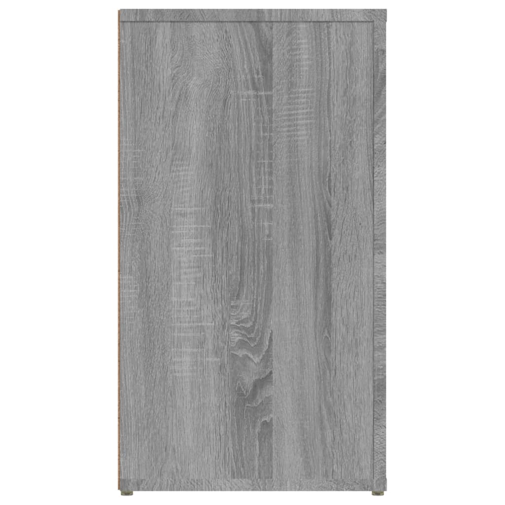 Szürke sonoma színű szerelt fa tálalószekrény 100x33x59,5 cm Szürke sonoma színű szerelt fa tálalószekrény 100x33x59,5 cm