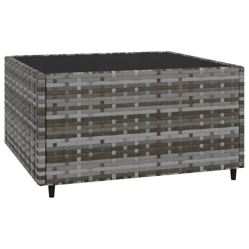 4 részes szürke polyrattan kerti ülőgarnitúra párnákkal 4 részes szürke polyrattan kerti ülőgarnitúra párnákkal