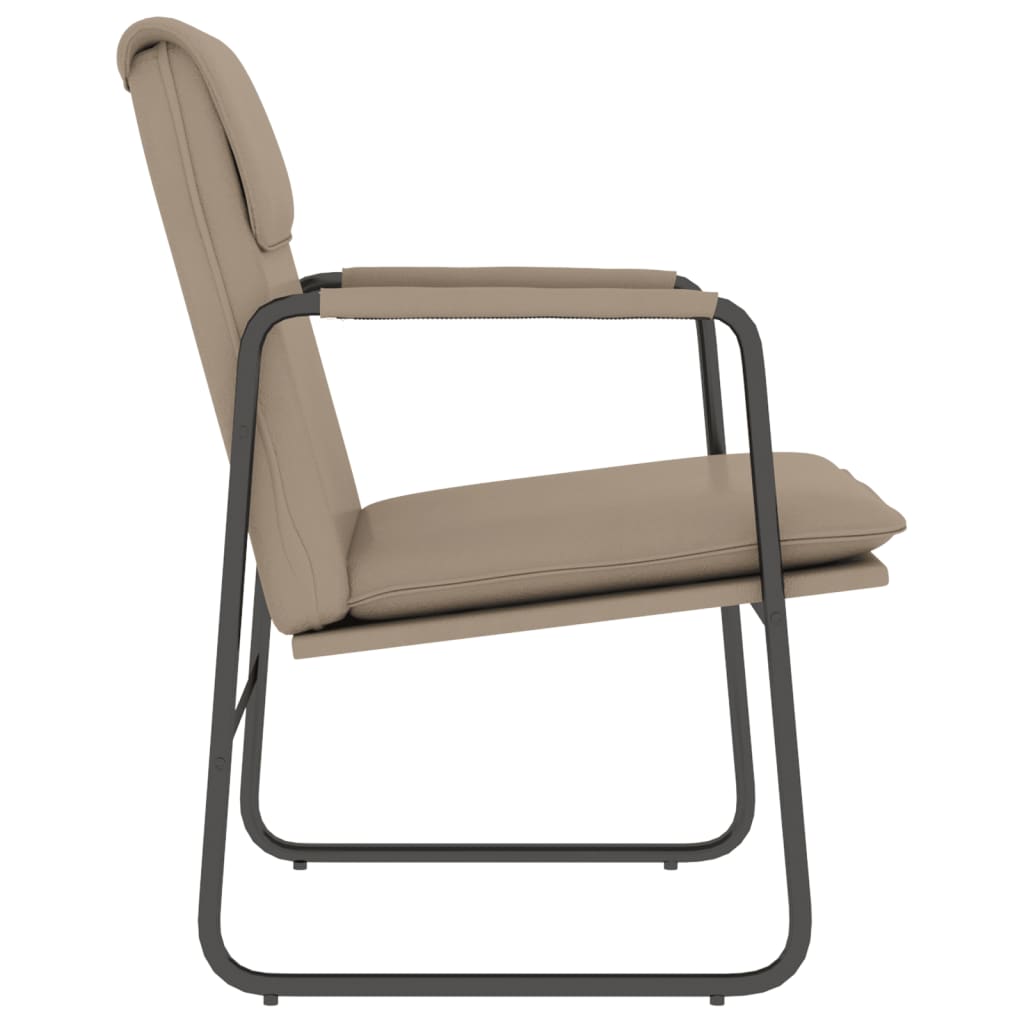 Kávészínű műbőr pihenőszék 55 x 64 x 80 cm