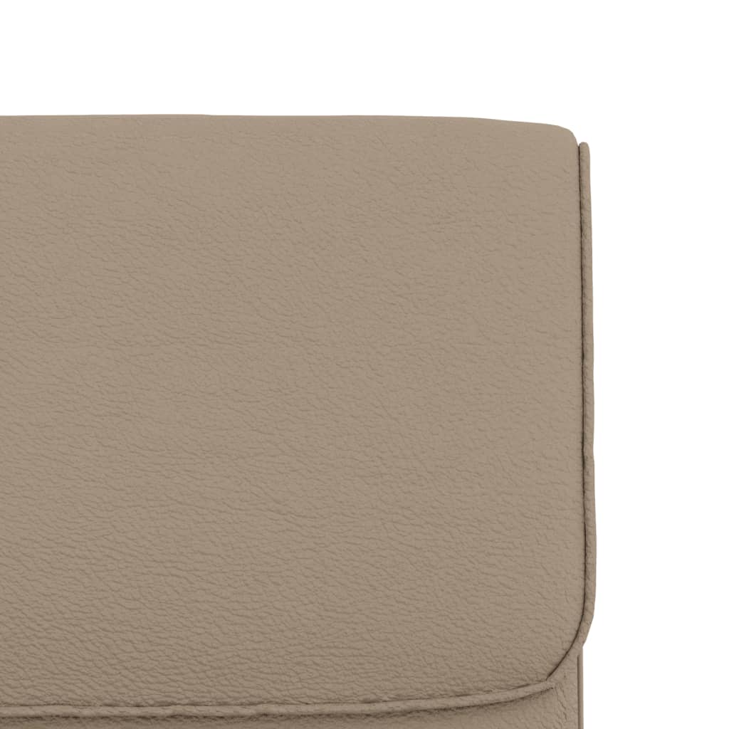 Kávészínű műbőr pihenőszék 55 x 64 x 80 cm