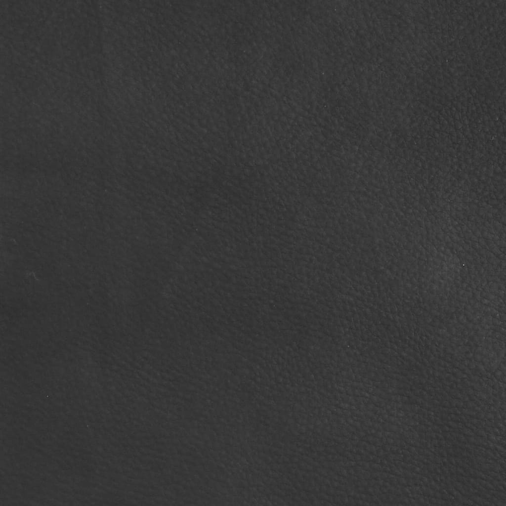 Fekete műbőr fotel 61 x 78 x 80 cm