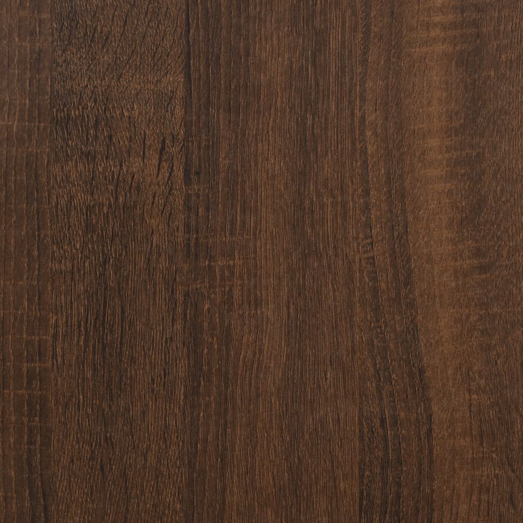 Barna tölgy szerelt fa fiókos szekrény 60 x 36 x 103 cm Barna tölgy szerelt fa fiókos szekrény 60 x 36 x 103 cm