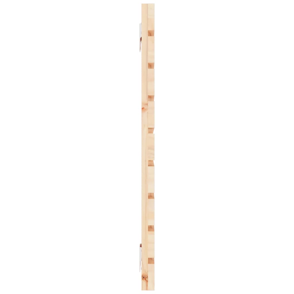 Tömör fenyőfa fali fejtámla 126 x 3 x 63 cm