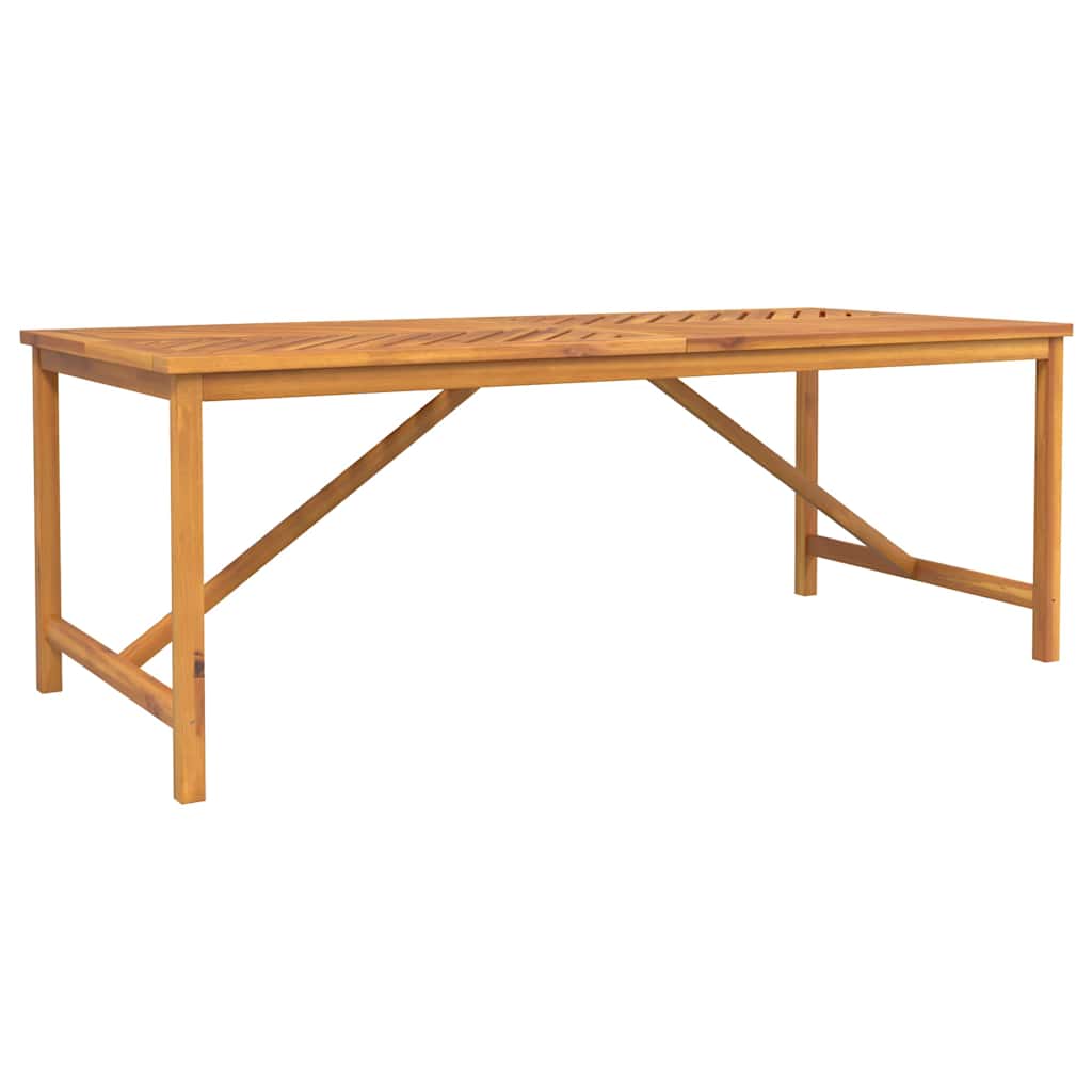 Kert étkező szett 9 pcs barna tömör akácfa