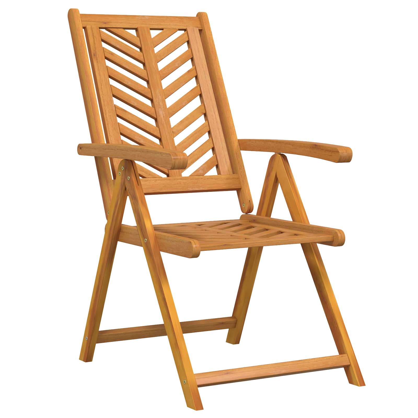 Kerti szék 4 pcs barna 57 x 72 x 109 cm tömör akácfa