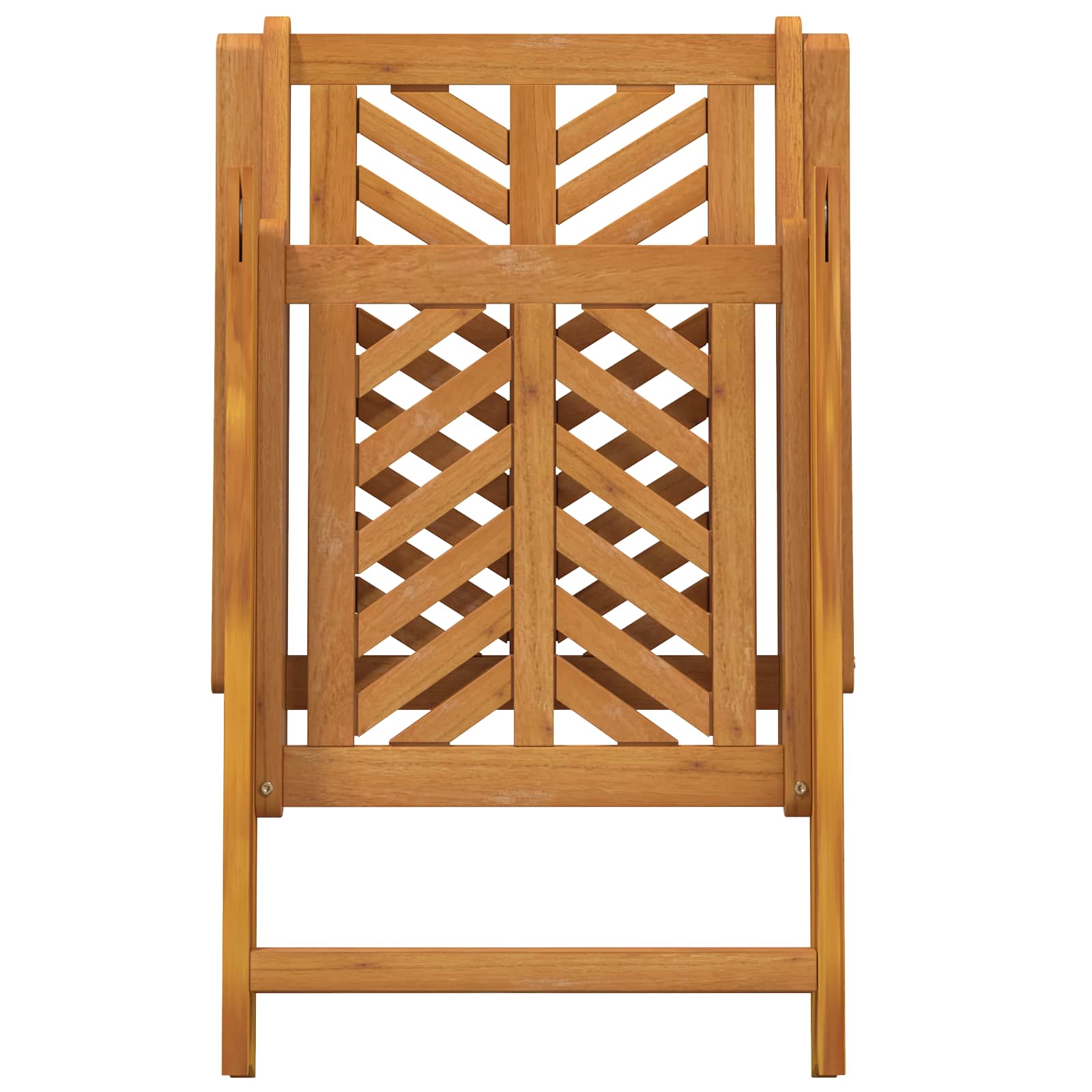 Kerti szék 4 pcs barna 57 x 72 x 109 cm tömör akácfa