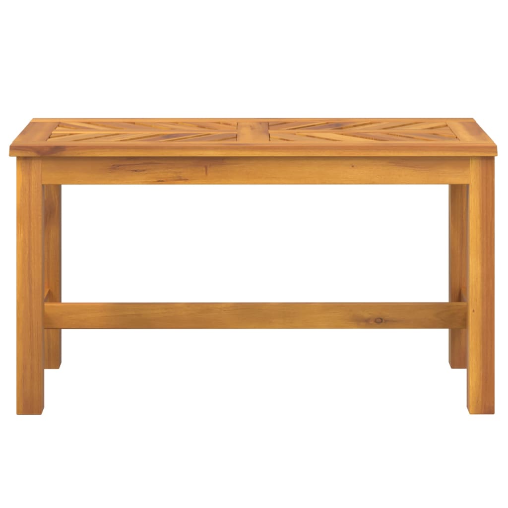 Tömör akácfa kerti pad 80 cm