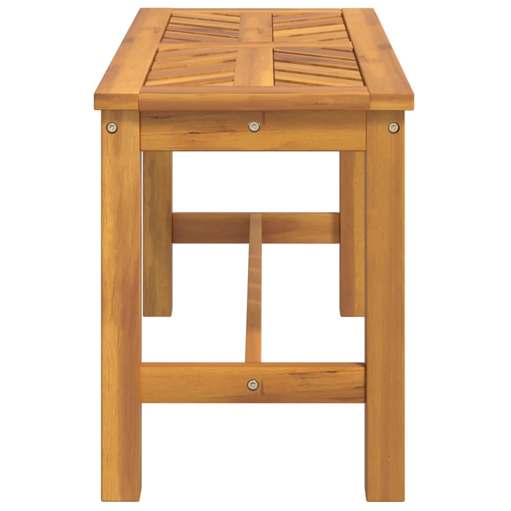 Tömör akácfa kerti pad 80 cm