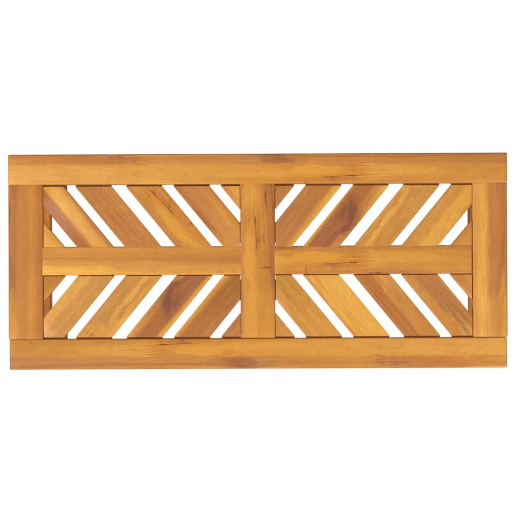 Tömör akácfa kerti pad 80 cm