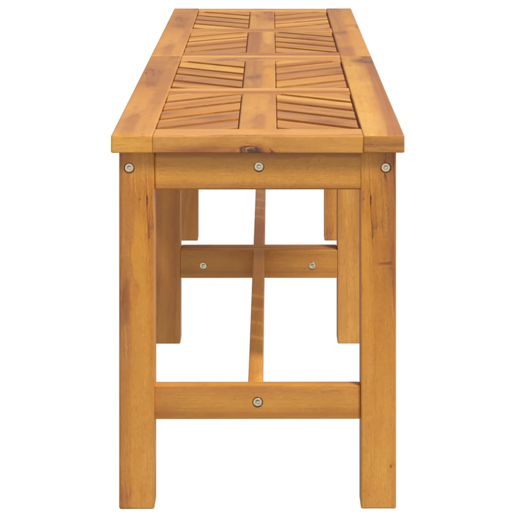 Tömör akácfa kerti pad 150 cm