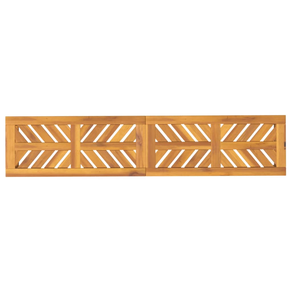 Tömör akácfa kerti pad 150 cm