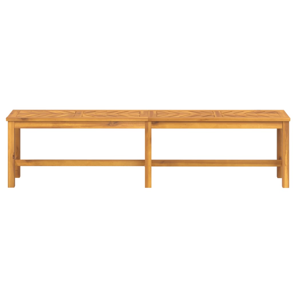 Tömör akácfa kerti pad 180 cm