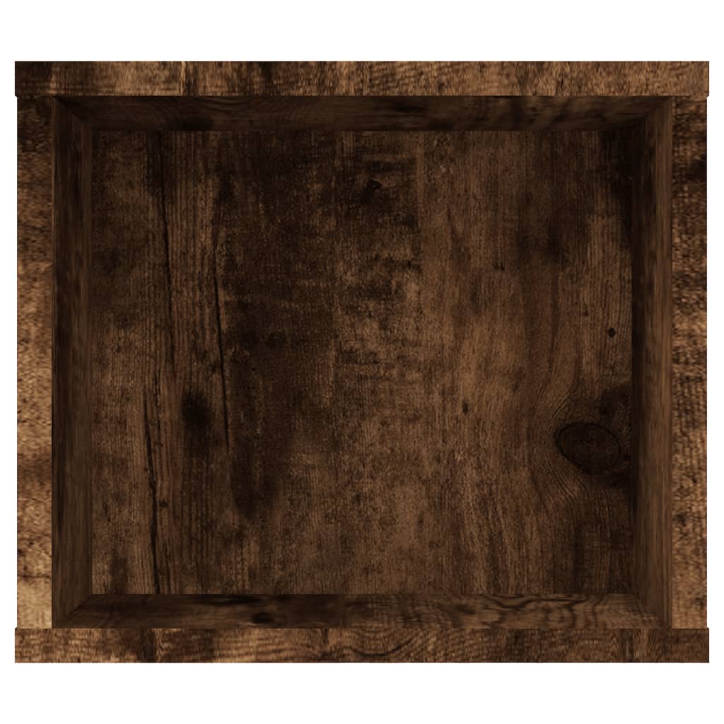 Füstös tölgyszínű szerelt fa függő tv-szekrény 100x30x26,5 cm Füstös tölgyszínű szerelt fa függő tv-szekrény 100x30x26,5 cm