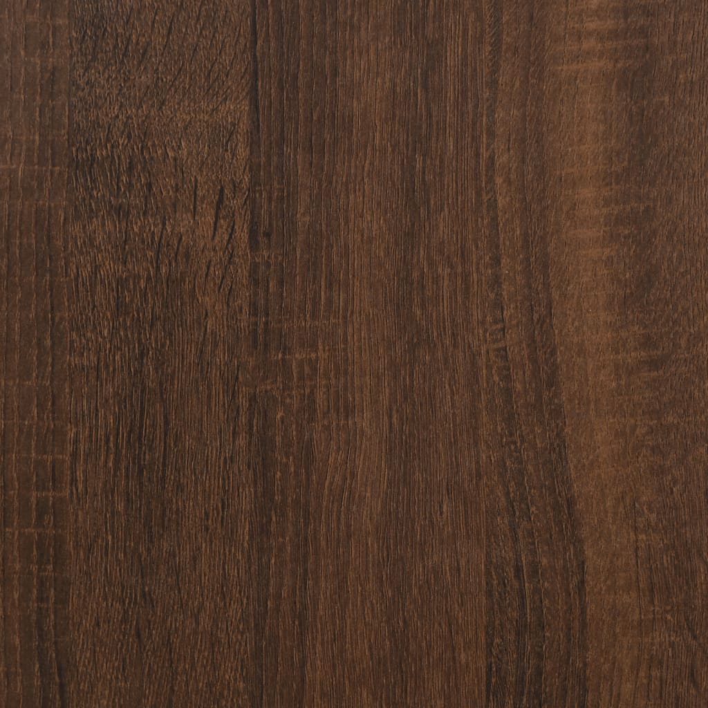 Barna tölgyszínű szerelt fa függő tv-szekrény 100x30x26,5 cm Barna tölgyszínű szerelt fa függő tv-szekrény 100x30x26,5 cm