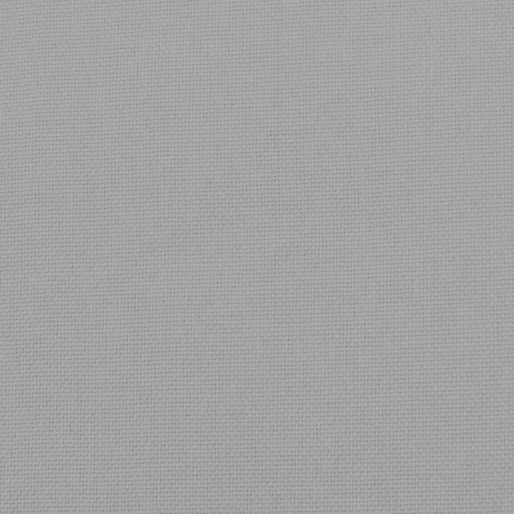 Világosszürke szövet pihenőfotel lábtartóval