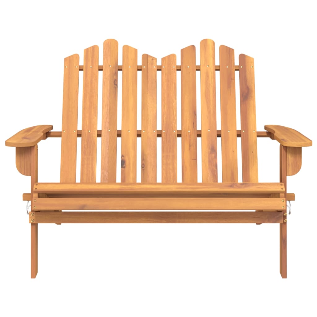 Tömör akácfa adirondack kerti pad 126 cm