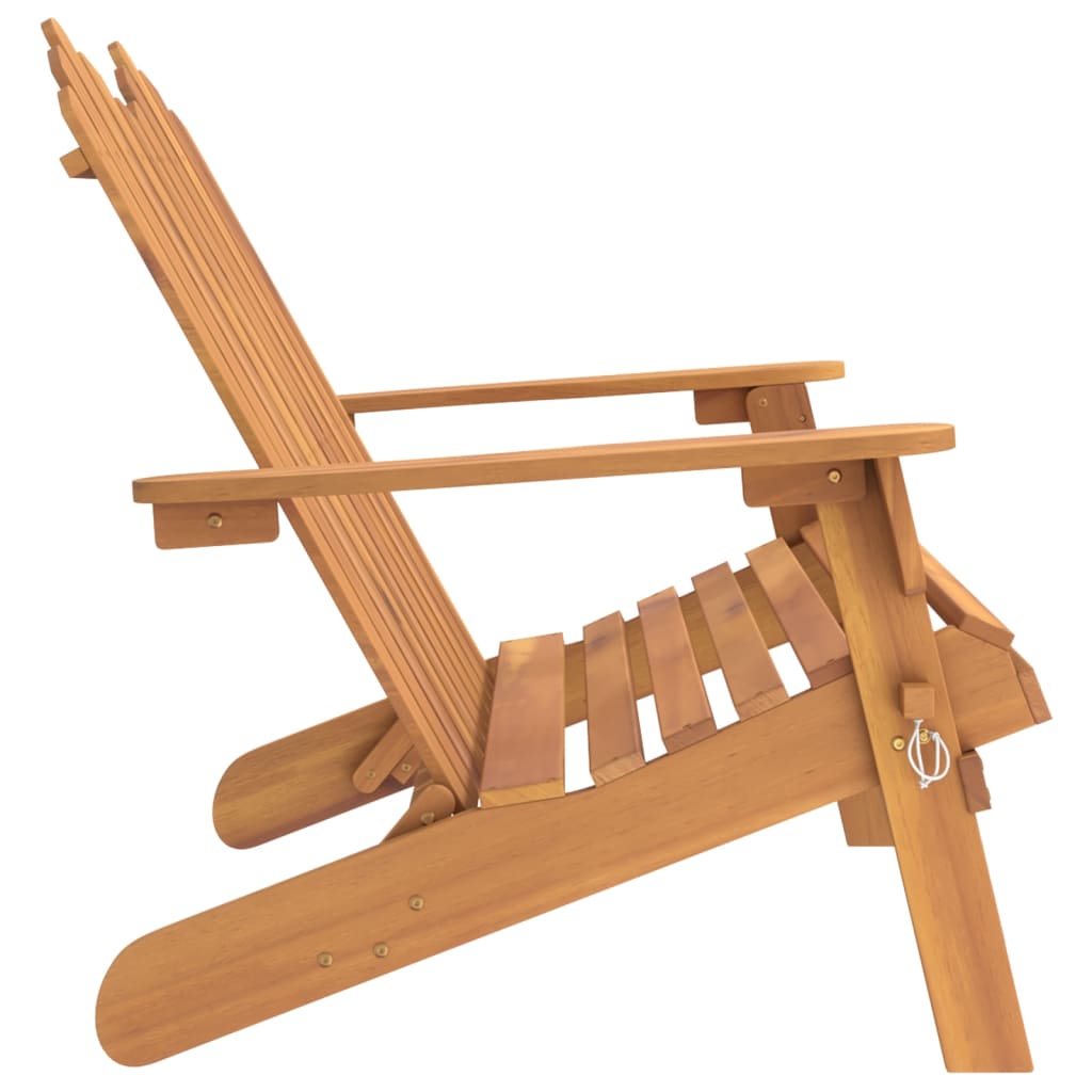 Tömör akácfa adirondack kerti pad 126 cm