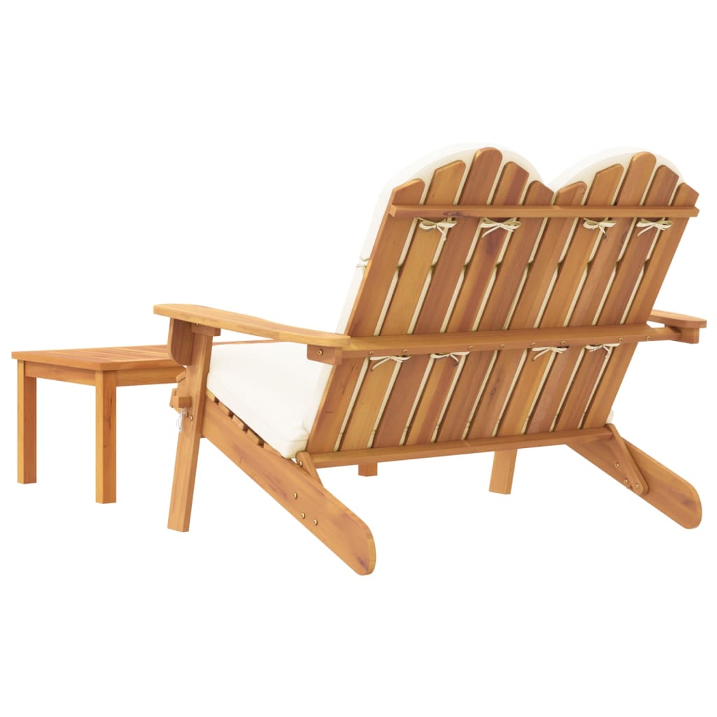 2 részes tömör akácfa kerti adirondack ülőgarnitúra
