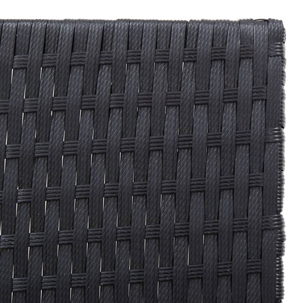 2 db polyrattan és tömör akácfa napozóágy párnával