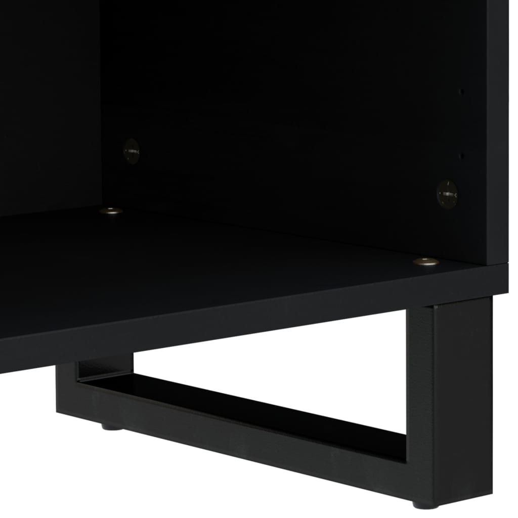 Tömör akácfa és szerelt fa tv-szekrény 80 x 33 x 46 cm