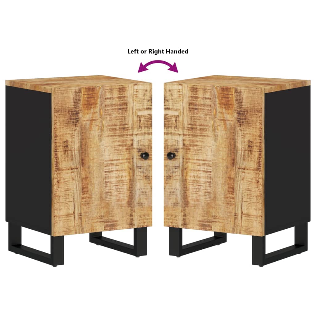 Tömör mangófa fürdőszobaszekrény 38 x 33 x 58 cm