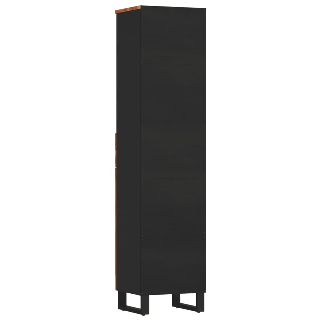 Tömör újrahasznosított fa fürdőszobaszekrény 38 x 33 x 160 cm