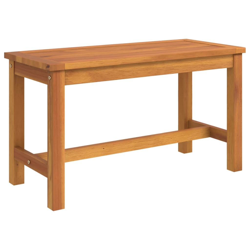 Tömör akácfa kerti pad 80 x 35 x 45 cm
