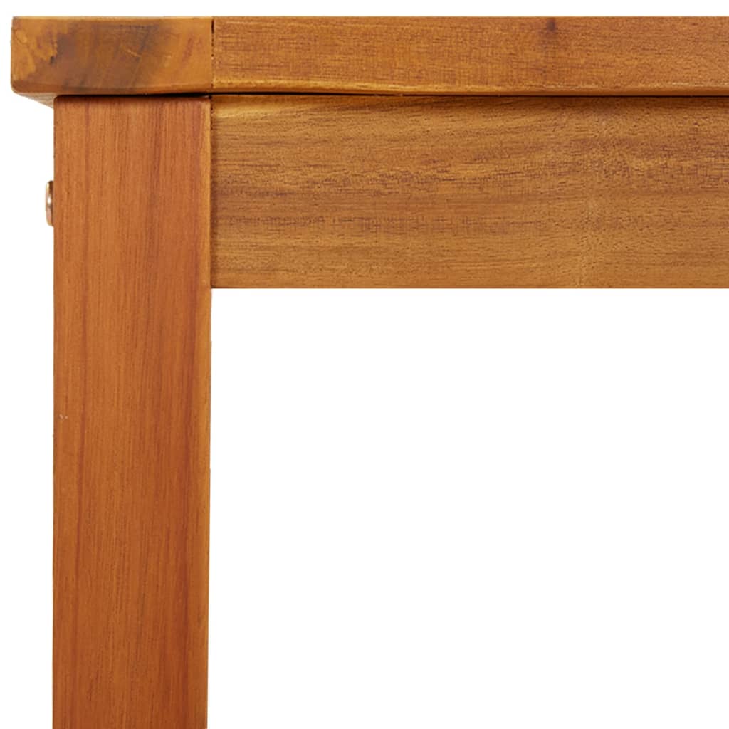 Tömör akácfa kerti pad 110 x 35 x 45 cm