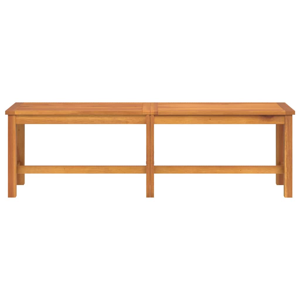 Tömör akácfa kerti pad 150 x 35 x 45 cm