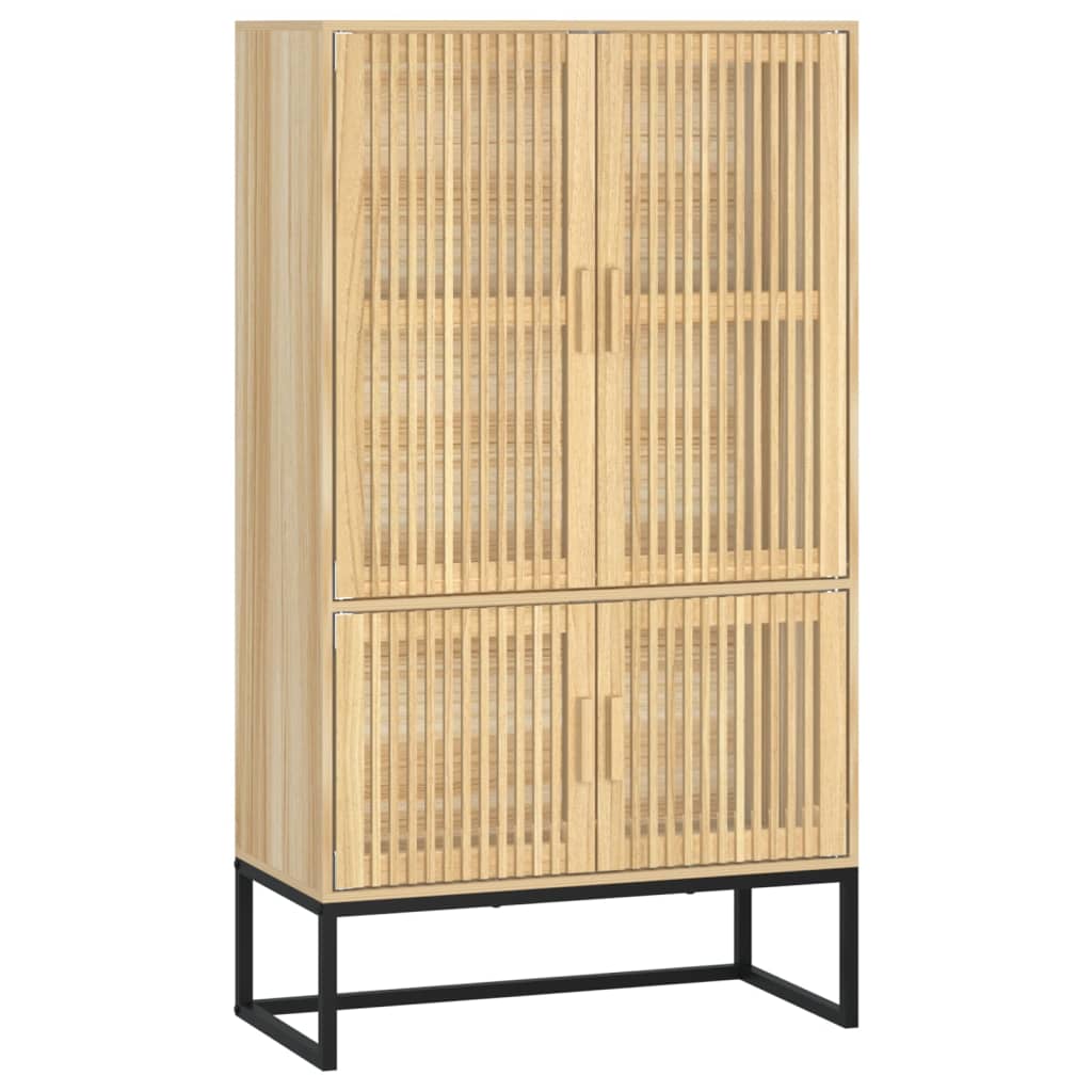 Szerelt fa magasszekrény 70x35x125 cm