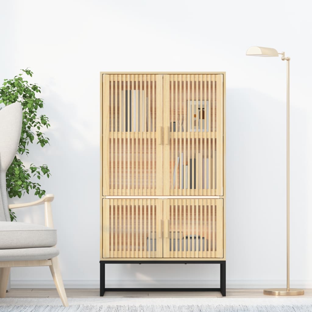 Szerelt fa magasszekrény 70x35x125 cm
