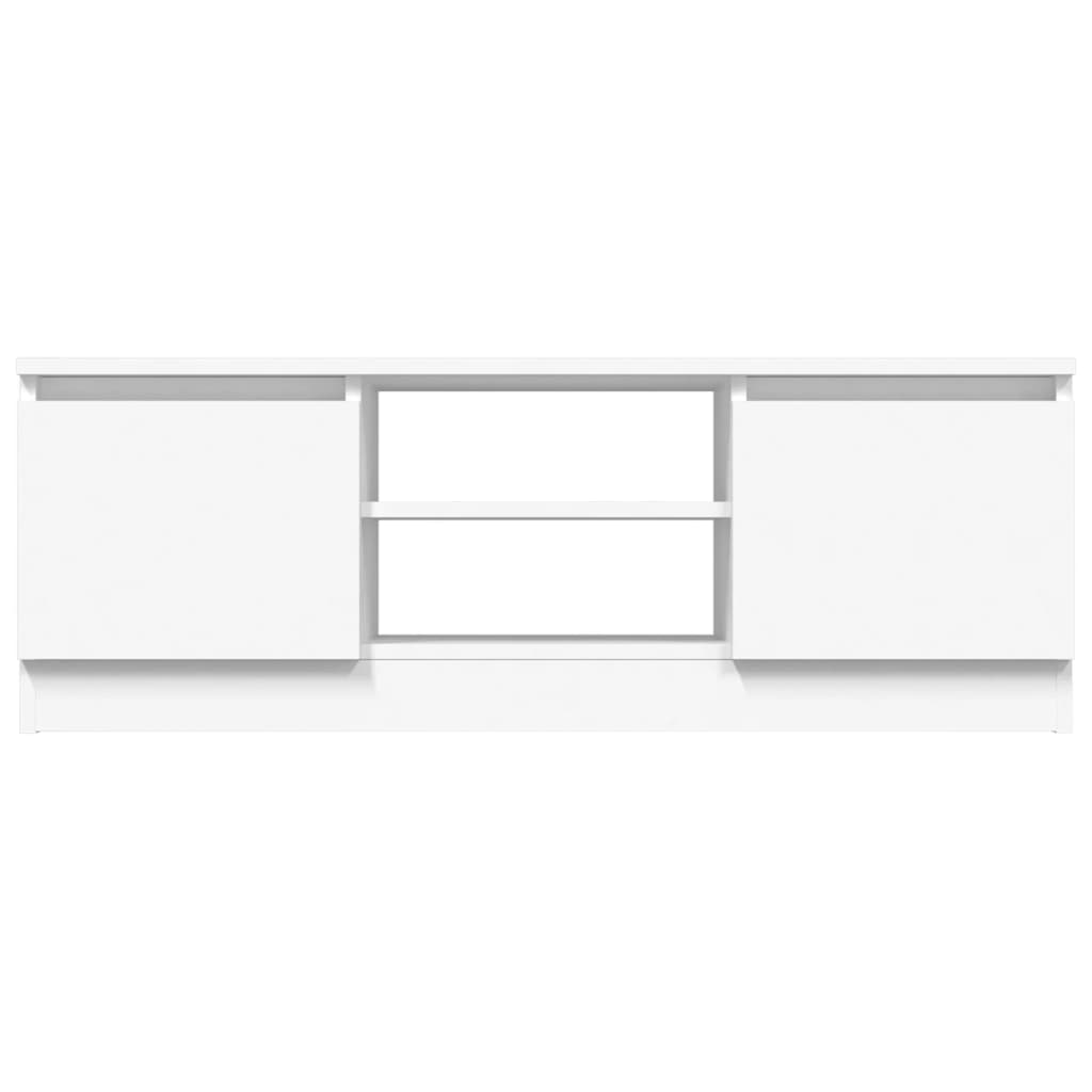 Fehér tv-szekrény ajtóval 102 x 30 x 36 cm Fehér tv-szekrény ajtóval 102 x 30 x 36 cm